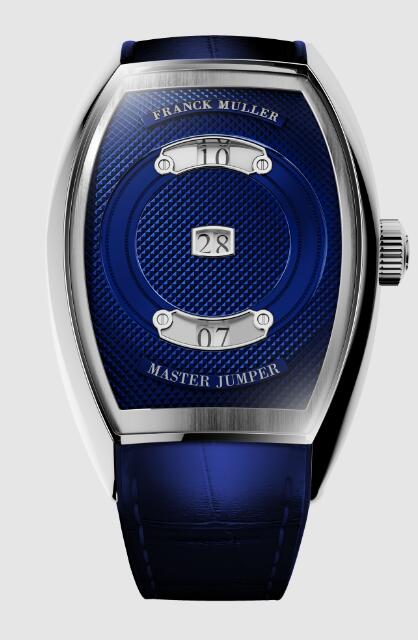Review Franck Muller Curvex CX Master Jumper Men CX 38 MJ AC ACBR Blue Replica Watch